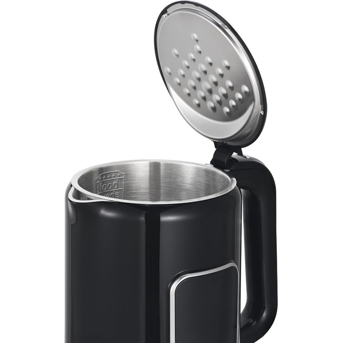 Електричний чайник SENYA, 1.7 л, цифровий дисплей, 5 температурних програм, підтримання тепла, поворотний підставка, чорний колір