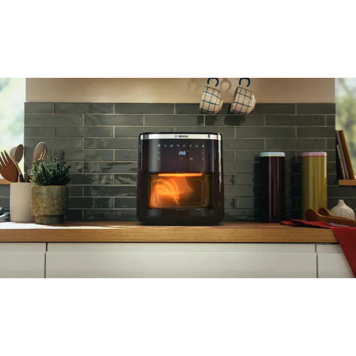 Аерофритюрниця Bosch MAF671B0 AirFryer, 7,2 л, 7 програм, з вікном