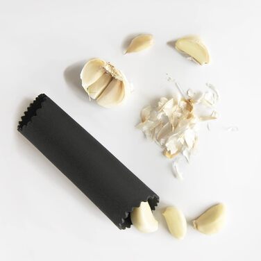 Набір для часнику Deiss PRO: прес-часникодавна та силіконова очищувачка з нержавіючої сталі, придатна для посудомийної машини