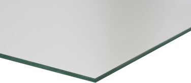 Дзеркальні плитки для стін: набір з 4 шт, скло, 30x30 см, самоклеючі