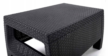 Прямокутний пластиковий стіл Allibert, 77 x 57 x 42 см