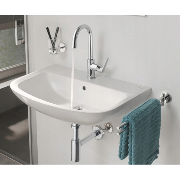 Тримач для рушників Grohe з рухомою штангою, сріблястий, 40371001