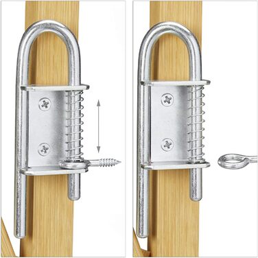 Захисний загороджувач для собак Relaxdays: сітка-гойдалка для дверей та сходів, висота 82.5 см, ширина до 116.5 см, колір натуральний