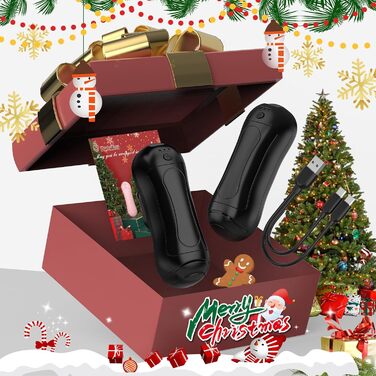 Електричний грілка для рук FANDLISS 6000 mAh USB, 2 шт. - для кемпінгу, на вулицю, на подарунок