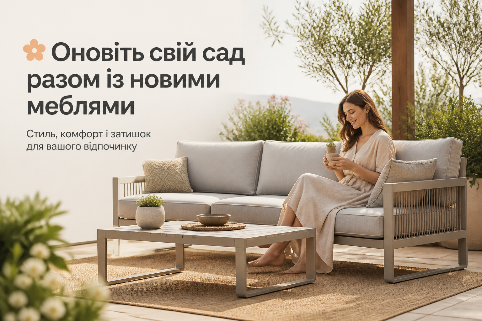 🌸 Оновіть свій сад разом із новими меблями