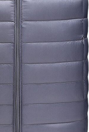 Чоловіча пухова жилетка, легка, стегана, для активного відпочинку, водонепроникна, без рукавів (Сірий, XXL)