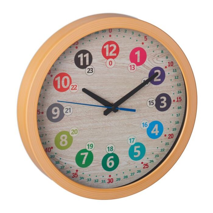 Relaxdays Colorful Wall Clock for Children