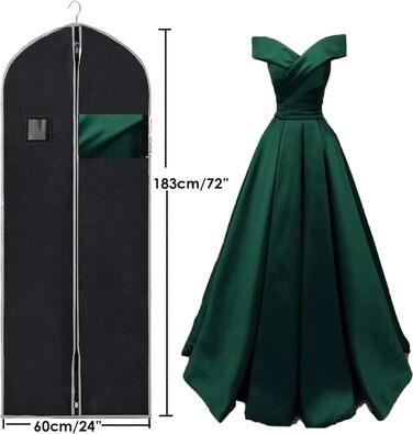 Чохли для одягу, дихаючі, 100 см (4 шт) для піджаків, костюмів, пальто. Захисні мішки для зберігання з прозорим вікном, антипилові.