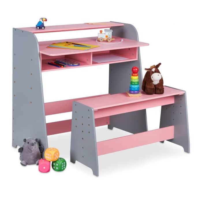 Relaxdays Adjustable Height Kids' Table