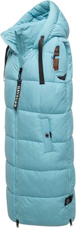 Жіноча степкова жилетка Navahoo з капюшоном, тепла, для активного відпочинку (L, небесно-блакитний)