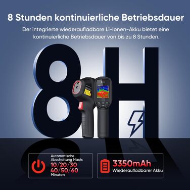Тепловізор HIKMICRO SuperIR 240x240 з лазерним покажчиком, -20°C до 550°C, 25 Hz, компактний