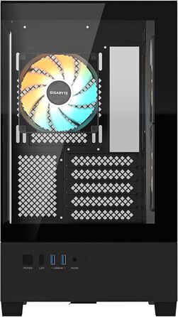 Корпус ПК GIGABYTE C201 Panoramic Mid-Tower: m-ATX, радіатор 360 мм, RGB Fusion