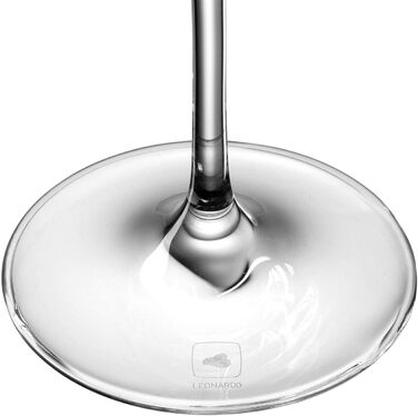 LEONARDO HOME Red Wine Glasses, Glass, Set of 6 (Pack of 1), 6