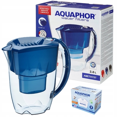 Фільтруючий глечик Aquaphor 2,8 л, синій, з 5 картриджами B25