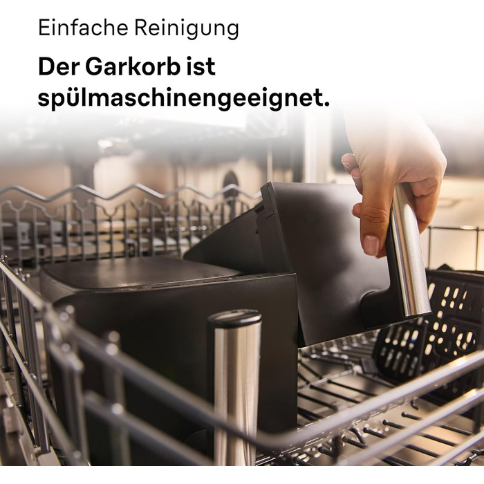 Фритюрниця електрична Braun TwinCook 3 TD3030IBK 8л (2 камери) з синхронізацією, 8 програм, чорна