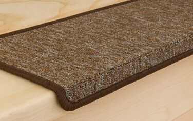 Kettelservice-Metzker Step Mats Monza Rectangular - various set variations & colors - Brown, 14 pieces