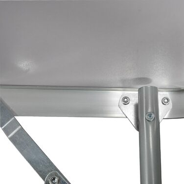 Складний алюмінієвий стіл Grafner XL для кемпінгу, саду, пікніка 80x60x70 см, вантажопідйомність 50 кг