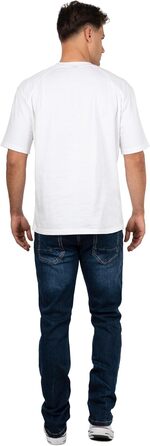 Чоловічі джинси Cipo & Baxx: стильні темно-сині джинси з еластаном, 5 кишень, контрастна вишивка (31W/34L, розмір 43)