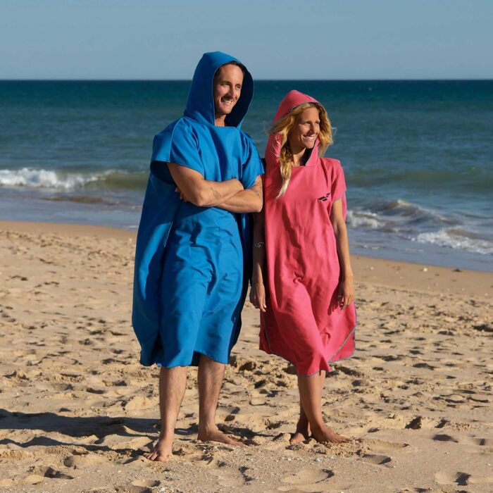 Fit-Flip Surf Poncho Microfiber - Changing Aid Beach - Bathrobe for Adults - Quick-drying Shower Poncho - Beach Poncho for Surfers - Surf Ponchos Ultralight