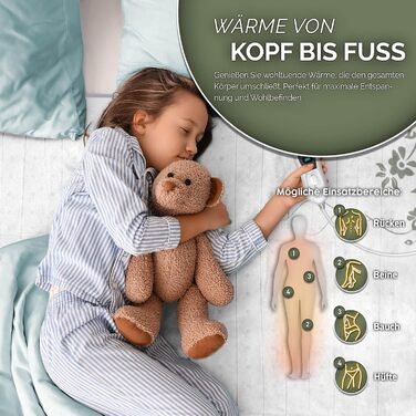 Електрична ковдра Sinnlein Doppel-Wärmeunterbett 160x140 см з автовимкненням та 2 зонами температури | Ковдра з підігрівом з 3 рівнями температури | Підстилка з підігрівом для ліжка | Тепла ковдра з м'якого флісу (з малюнком, 150 x 80 см)