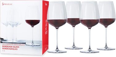 Набір келихів Spiegelau Bordeaux Willsberger Anniversary, 4 шт., 635 мл, кришталеве скло