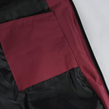 Чоловіча степкова жилетка YOUTHUP для зими, спорту та відпочинку. Тепла безрукавка з коміром, червона, L. Модель LHB-01