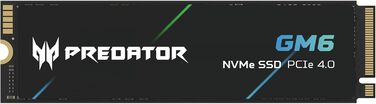 SSD Acer Predator GM6 1TB M.2 NVMe PCIe 4.0 - Швидкий накопичувач для ігор та ПК