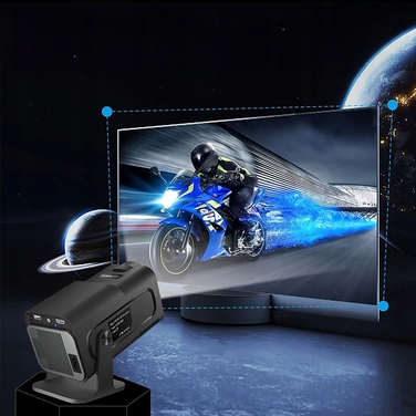 LED-проектор Opticast, HDMI, 1080p Full HD, 390 ANSI люмен, чорний