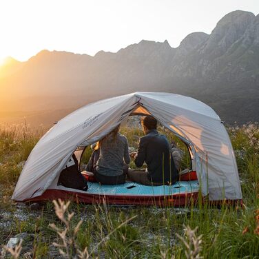 Намет Naturehike Star-River 2 особи, двошаровий, алюмінієві дуги, 20D сірий - для кемпінгу та піших походів