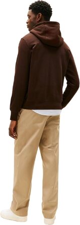 Чоловічий худі Tommy Hilfiger Brand Love Big Hilfiger з капюшоном, коричневий (Chocolate), розмір M