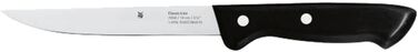 WMF Classic Line Knife Block Set with Knife Set, 6-piece, equipped, 5 knives, birchwood block, special blade steel, natural, black, silver