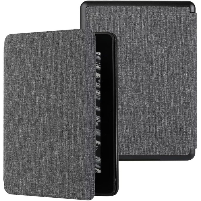 Чохол MOKASE для Kindle Paperwhite 5/6/7 (2012-2016), Cloth Grey, з функцією авто-вимикання