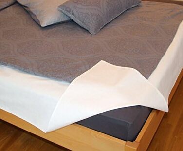 Allsana Sensitive Care Travel Blanket 180x260 cm, white, Dust Mite Protection, allergen-tight