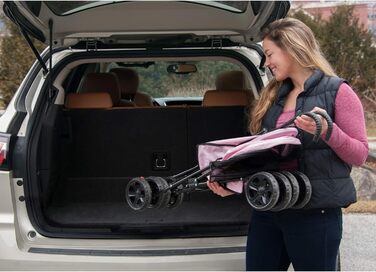 Дитяча коляска для тварин Pet Gear Travel Lite, рожева, для котів та собак до 6,8 кг