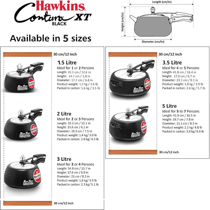 Скороварка HAWKINS 3,5 л, нержавіюча сталь, срібляста
