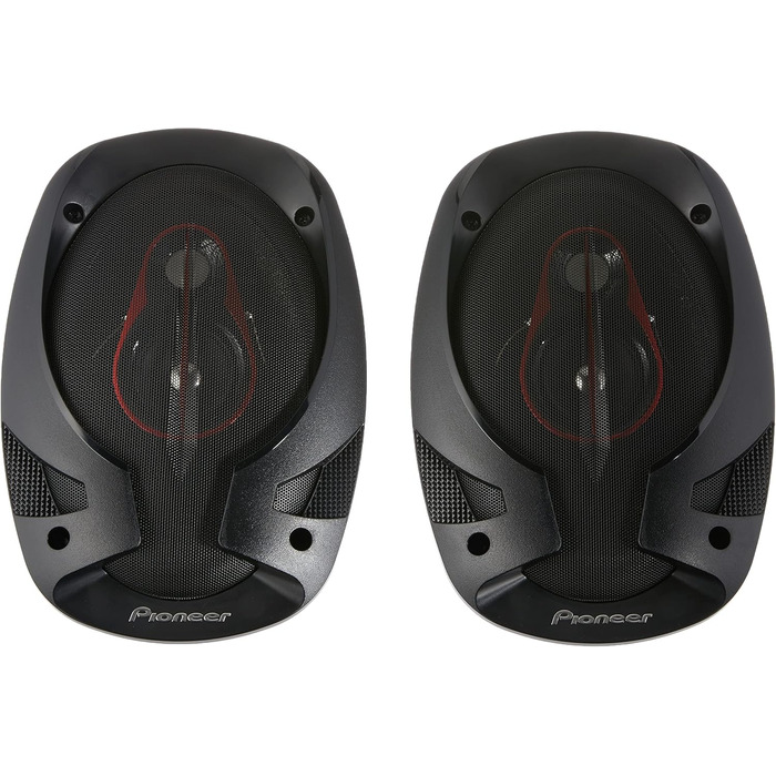 Автомобільні коаксіальні динаміки Pioneer TS-R6951S 6x9'' 400 Вт, 3-смугові, потужний звук, чорні, комплект 2 шт.