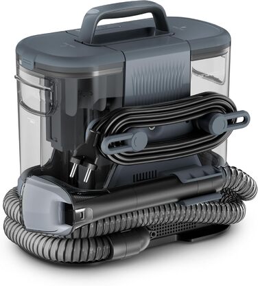 Rowenta Clean It - портативний відпарювач для килимів, 750 Вт, зелений/чорний, IN5020F0. Знімний бак 2.3 л, 5 насадок