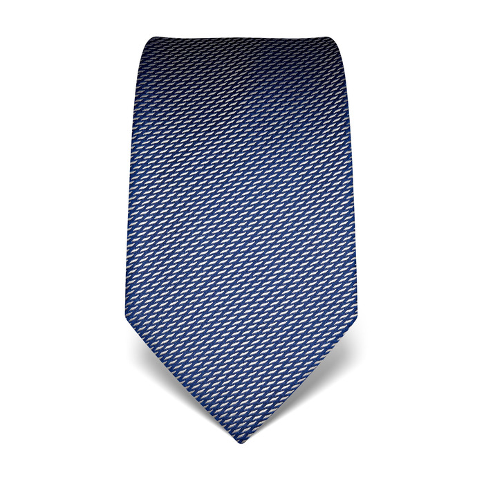 Краватка чоловіча Vincenzo Boretti, шовк, темно-синя, узорчаста, 8 см (для костюма та сорочки, бізнес, весілля)