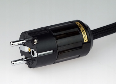 Кабель живлення 230V CROSS-TECH у тканинному обплетенні, 0,75 м