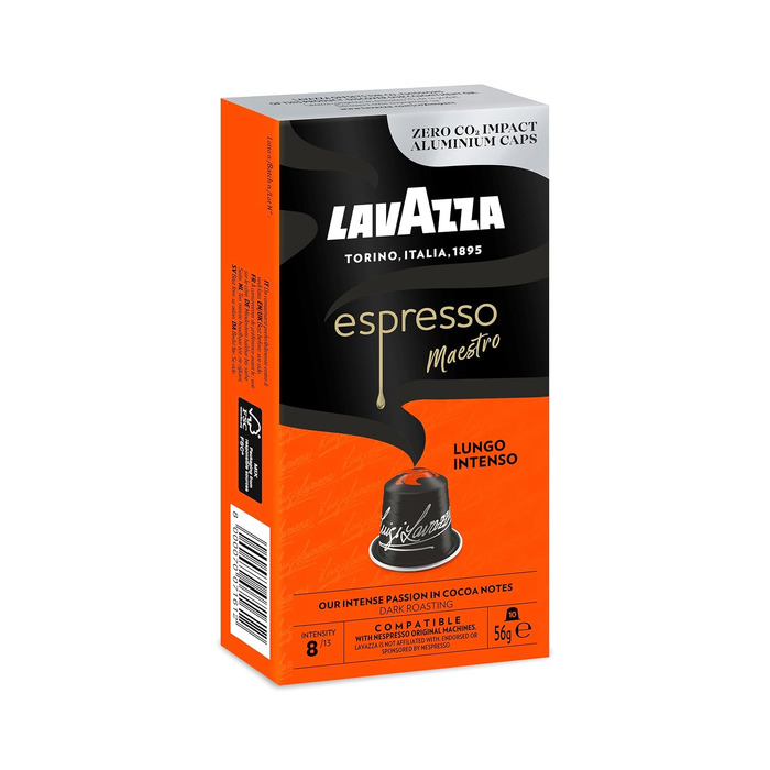 Кава Lavazza Espresso Maestro в капсулах для Nespresso Original, темне обсмажування, нотки какао та карамелі, 100 шт