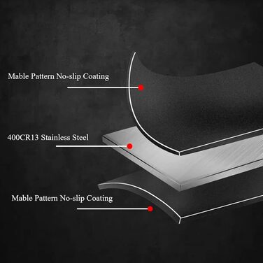 Набір кухонних ножів HL Zhujiabao 6 шт. з підставкою, професійний, нержавіюча сталь, антипригарне покриття, подарунковий