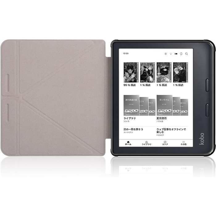 Чохол Acelive для Kobo Sage (8 дюймів) - захисний чохол для електронного читача з авто-функцією сну/пробудження, сірий