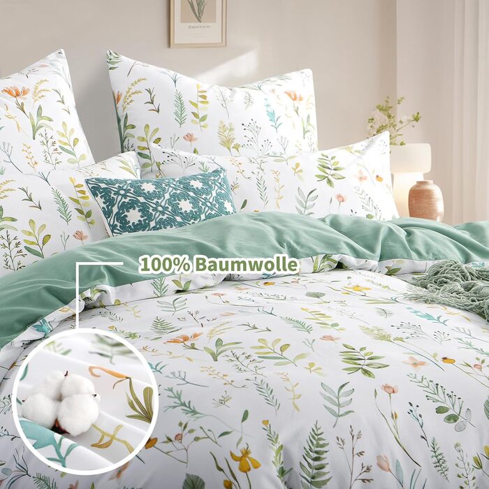 Комплект постільної білизни RUIKASI 135x200 (4 шт.) з бавовни, антрацит. Геометричний дизайн, застібка-блискавка