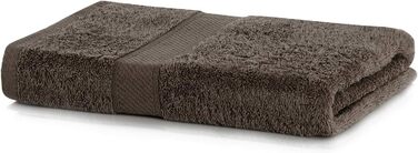 Набір рушників DecoKing Bamboo Bamby 6 шт. шоколадний: 4 ручних 50x100 см, 2 банних 70x140 см, бавовна та бамбукова віскоза, антибактеріальні, високої якості