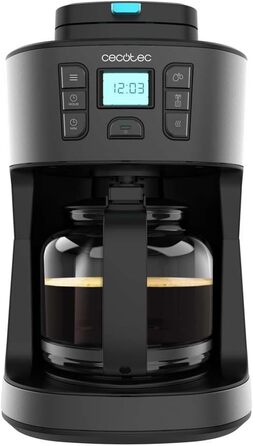 Кавоварка Cecotec Coffee 66 Smart Plus: програмована, 980W, 1,5л, сталь, LCD, ExtemAroma, AutoClean