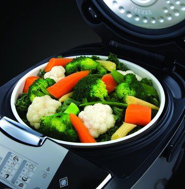 Russell Hobbs Multicooker [11-in-1: Rice cooker, slow cooker, steamer, slow cooker, baking oven, yogurt maker, etc.] Multicooker (5.0l, digital display, anti-condensation lid) 21850-56