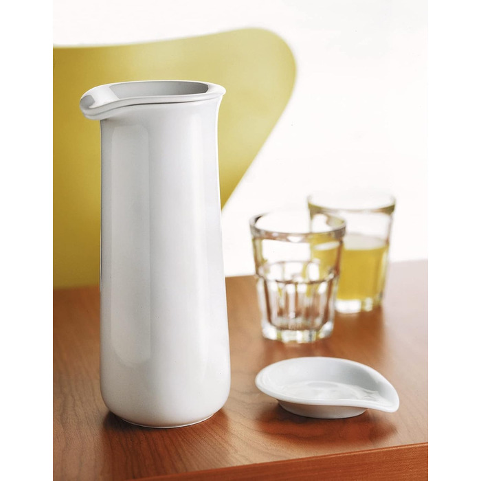 KAHLA 397758A90039C Five Senses Carafe 1.0 l | White pot 1000 ml made of porcelain