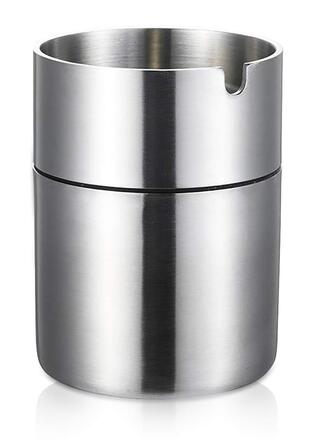 Переносний попільничка Geoyien Edestah для авто, саду, офісу та дому (сріблястий)