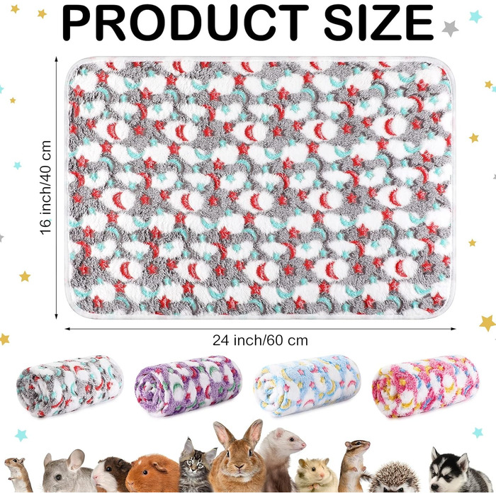 М'яка ковдра для морських свинок та маленьких собак Namalu: водонепроникна, з флісу, 60 x 40 см