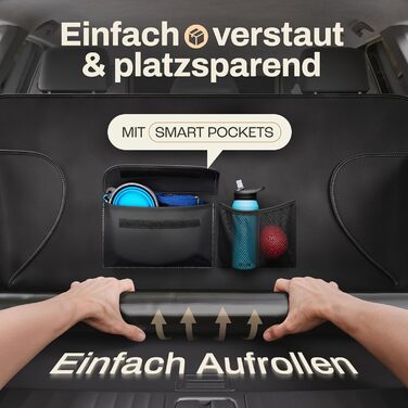 Захист для багажника авто для собак HELDENWERK: водонепроникний, з захистом бокових стінок та краю, універсальний, чорний